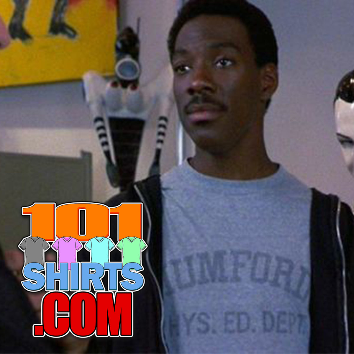 Beverly HIlls Cop Movie Mumford Phys Ed Dep Long Sleeve Shirt