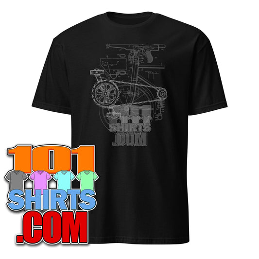 Bicycle gearbox diagram blueprint T-Shirt - 101SHIRTS