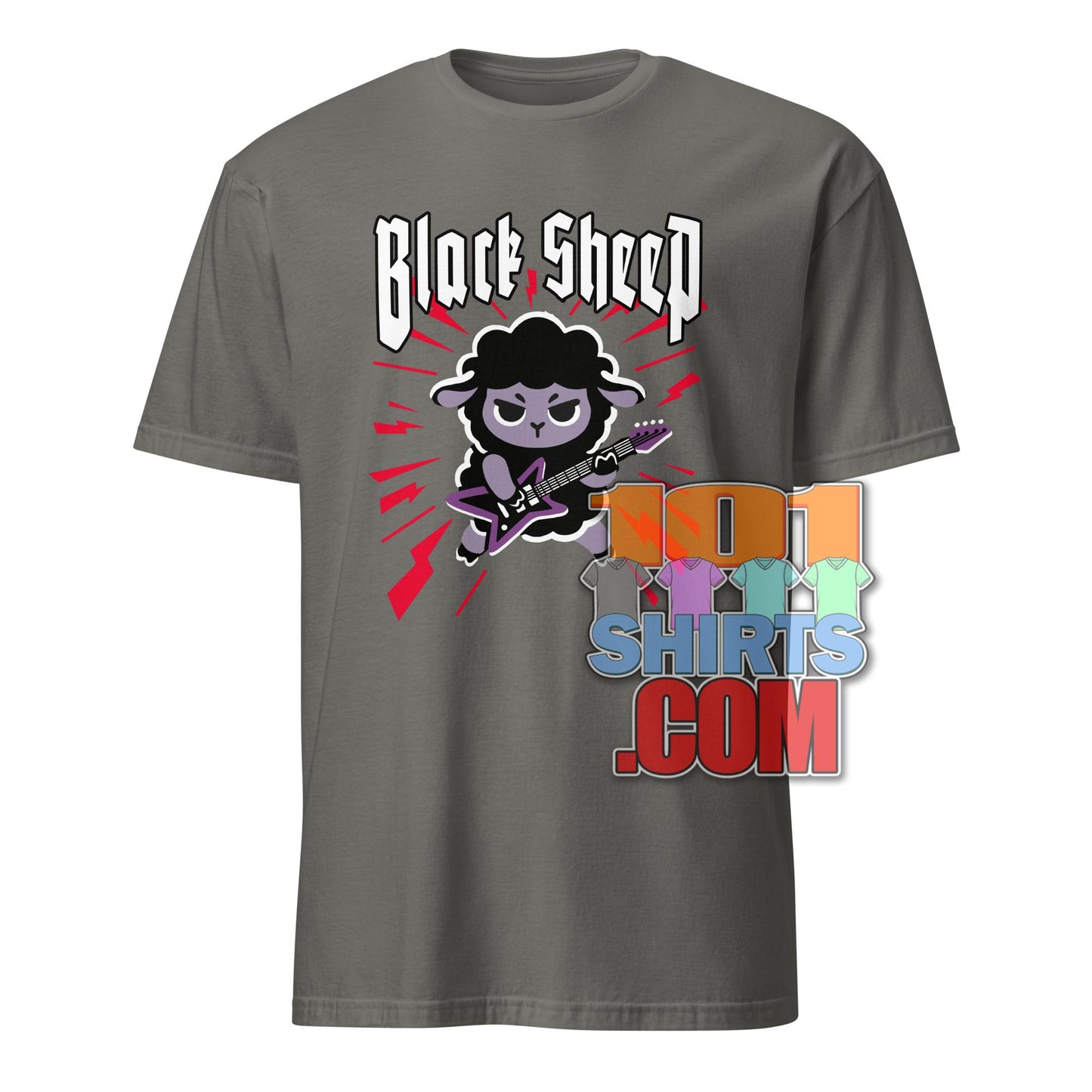 "Black Sheep" Rock & Roll Guitar T-Shirt - Heavy Metal & Rebel Spirit Tee