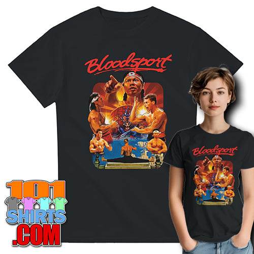 Bloodsport Movie T-Shirt: Relive the Kumite Legend - Jean-Claude Van Damme Classic Film Tee - 101SHIRTS