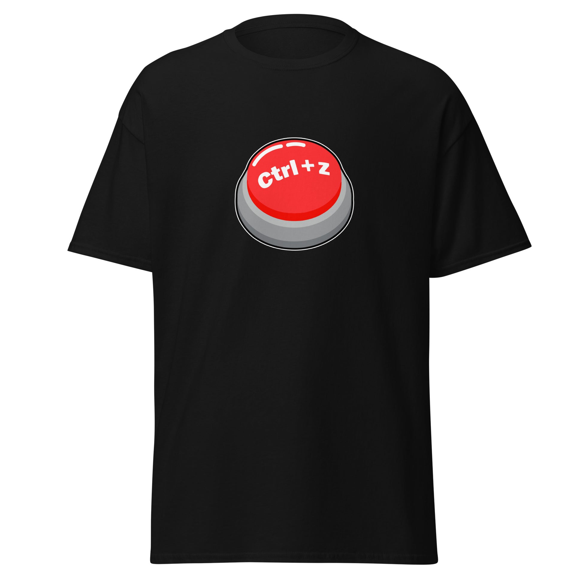 CTRL+Z Computer Emergency Return Button Funny T-Shirt 101 Shirts.com
