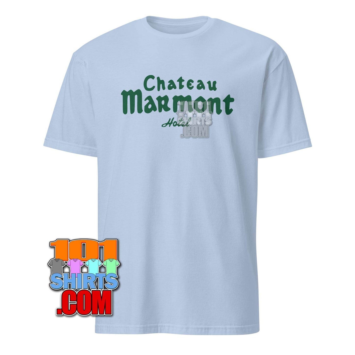 Chateau Marmont Hotel Vintage Logo T-Shirt – Iconic Hollywood Style Grey Tee - 101SHIRTS