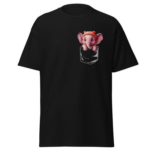 Cute Elephant In A Pocket Funny Pocket Elephant T-Shirt - 101SHIRTS
