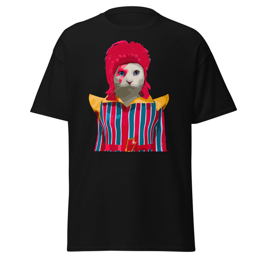 David Bowie Ziggy Stardust Cat Funny Parody T-Shirt