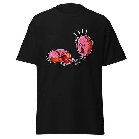 Dead of Donuts Jam Sweet Dessert Panic Funny Cartoon T-Shirt - 101 Shirts.com - 101SHIRTS