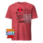 Dexter Morgan Tee Red Japan Map T-Shirt