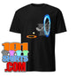 Dimensional Golf Portal T-Shirt - Funny Energy Trail Tee for Golf Lovers