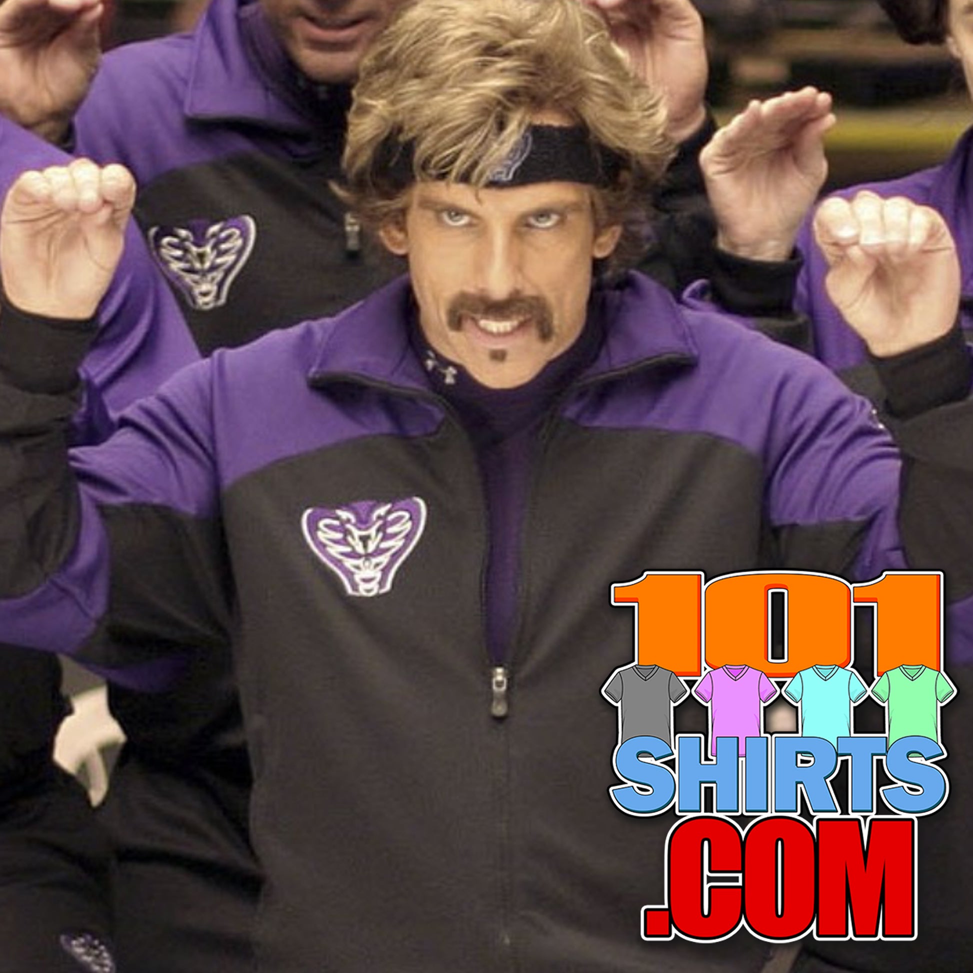 Dodgeball Movie Purple Cobra Team T-Shirt