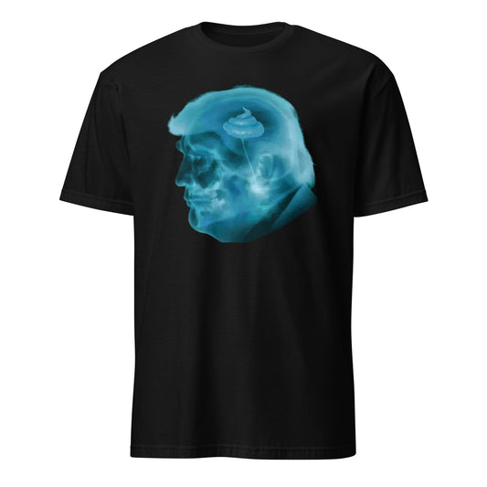 Donald Trump X-Ray Shit in the Head Brain Funny Shit for Brains T-Shirt