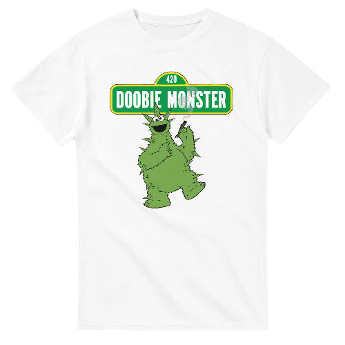 Doobie Monster T-Shirt | Funny 420 Cannabis Weed Tee