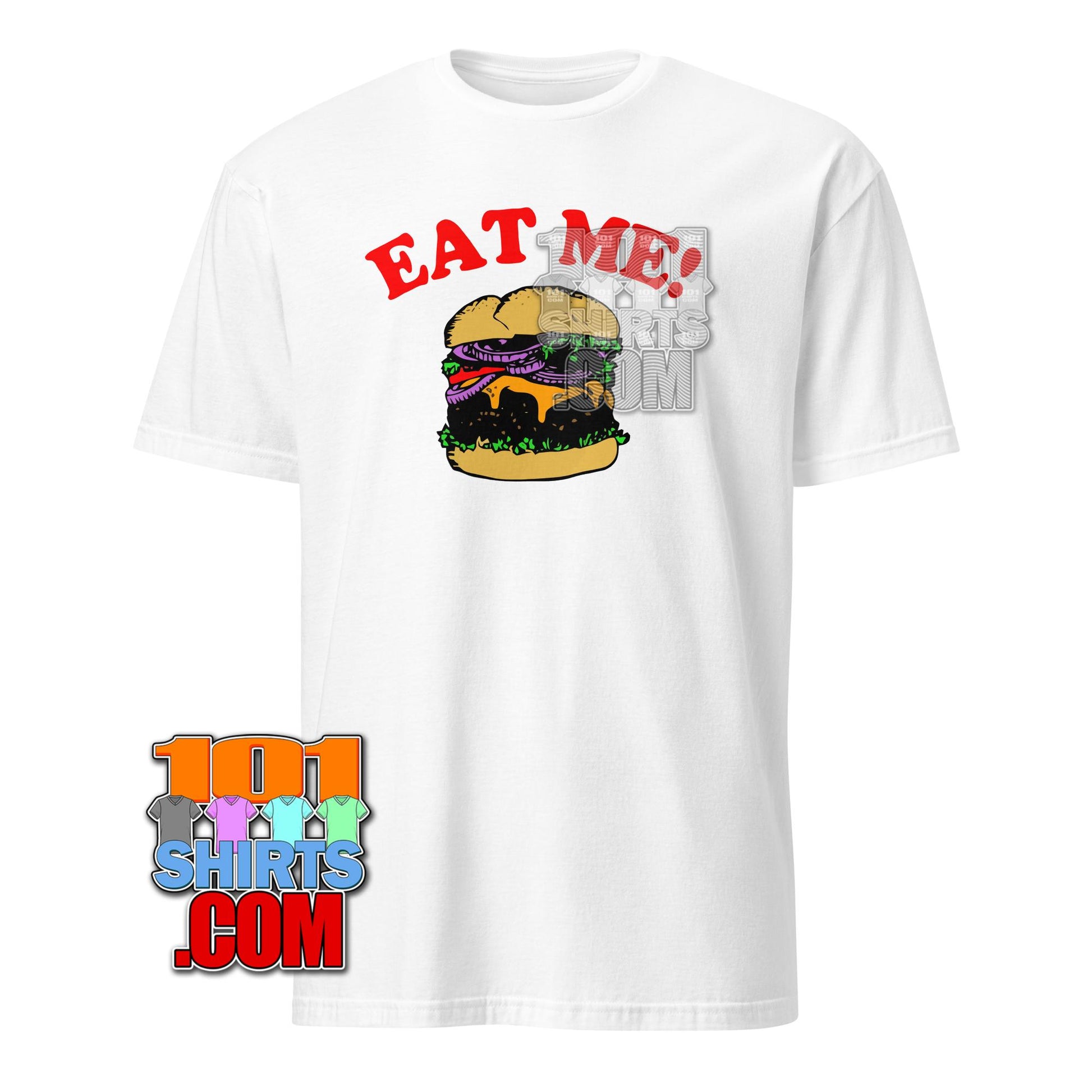 Eat Me! Burger Captain Spaulding T-Shirt - House of 1000 Corpses Horror Movie Tee - Rob Zombie Fan Gift