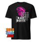 Electric Pink Skull BAD BOYS T-Shirt - Bold Urban Graphic Tee for Unique Style