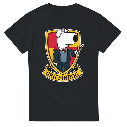 Family Guy Brian Griffin Dog Griffindog Harry Potter Gryffindor Parody Funny T-Shirt