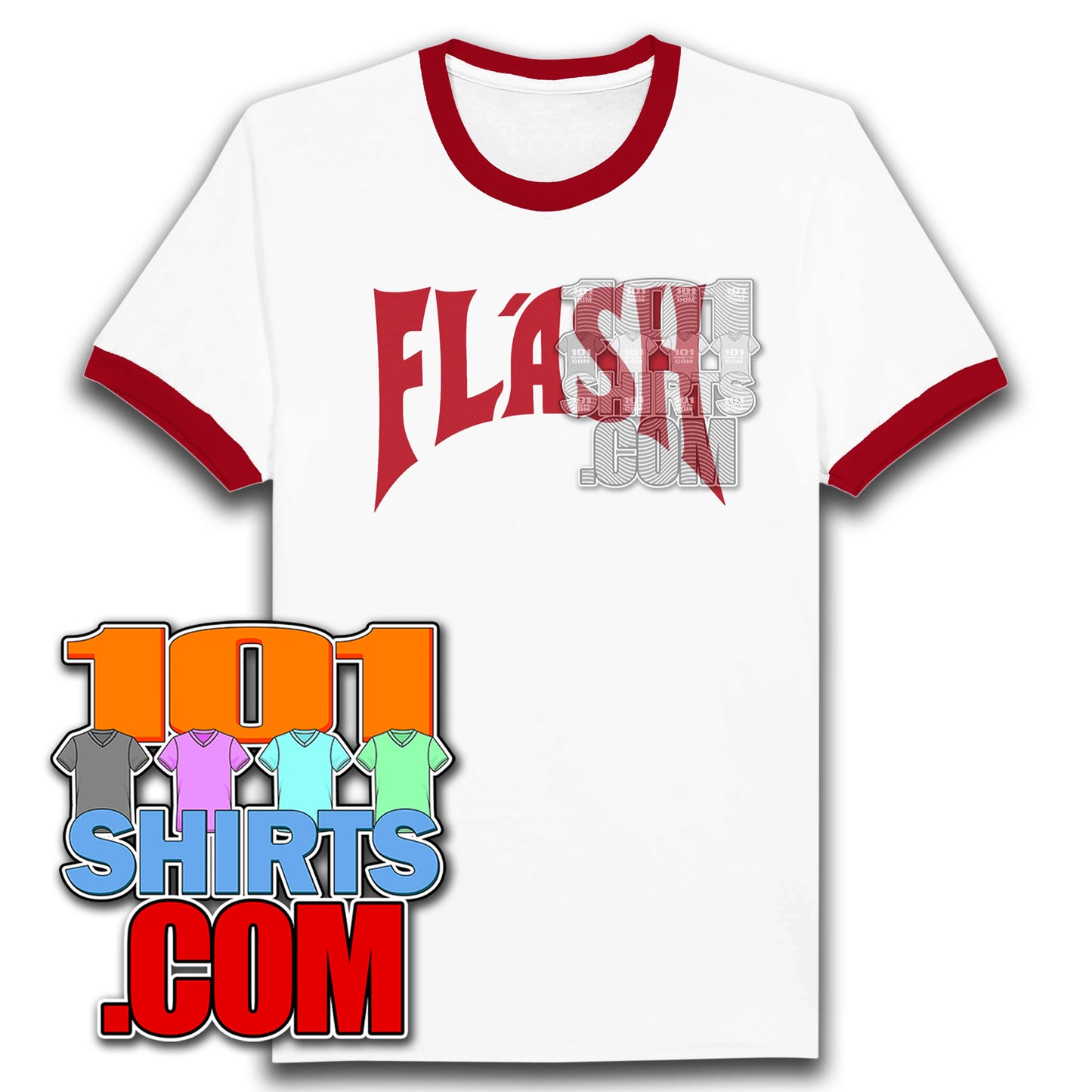 Flash Gordon Movie 1980 Sam J. Jones Ringer T-Shirt