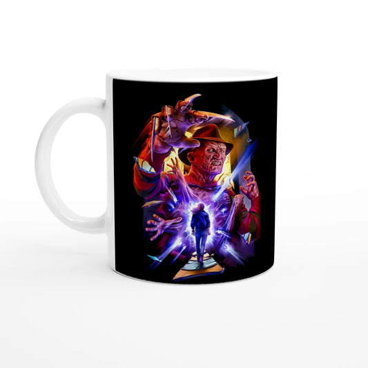 Freddy Krueger Nightmare Mug - Iconic Horror Movie Fan Gift, Halloween Coffee Cup