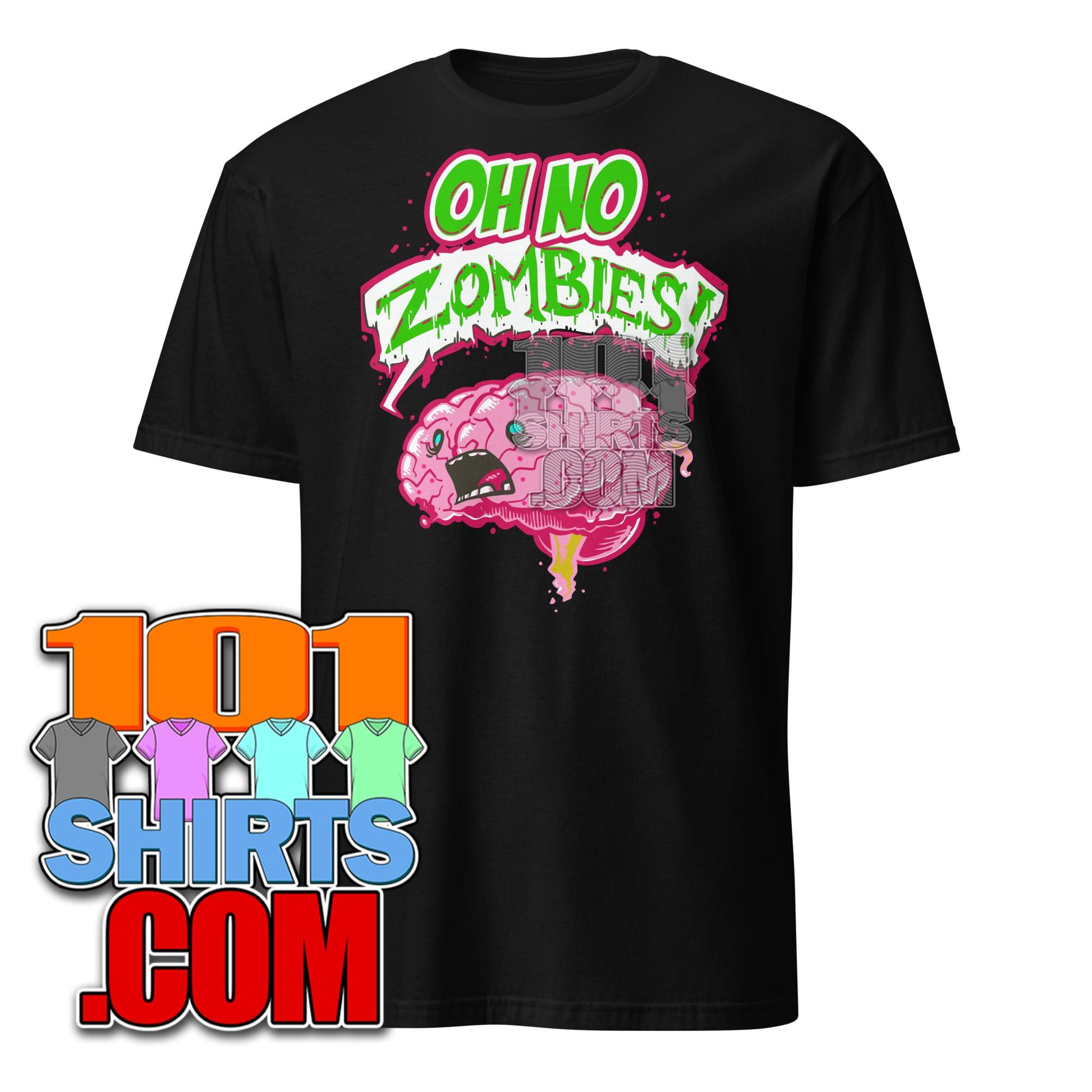 Funny "Oh No Zombies!" T-Shirt - Humorous Zombie & Horror Tee