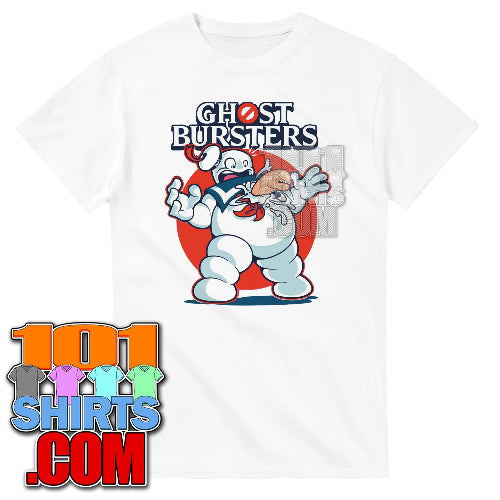 Ghostbusters Alien Chestburster Marshmallow Man Parody SciFi Horror T-Shirt Gift
