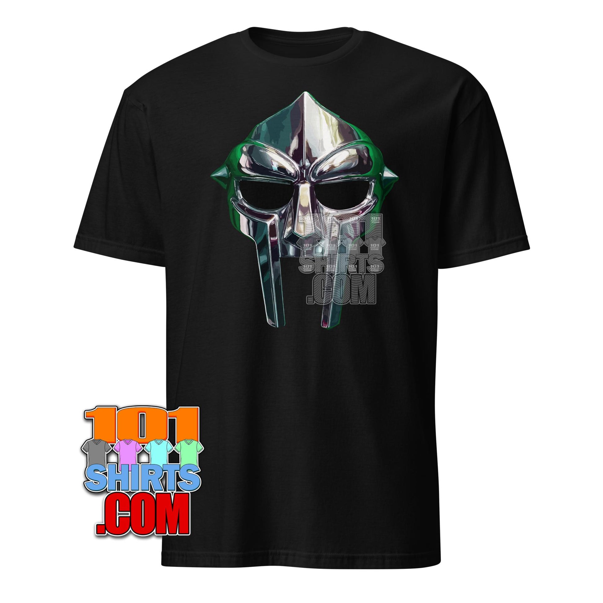 Gladiator Mask T-Shirt: Chrome Warrior Style - Unleash Your Inner Champion! Tee