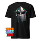 Gladiator Mask T-Shirt: Chrome Warrior Style - Unleash Your Inner Champion! Tee