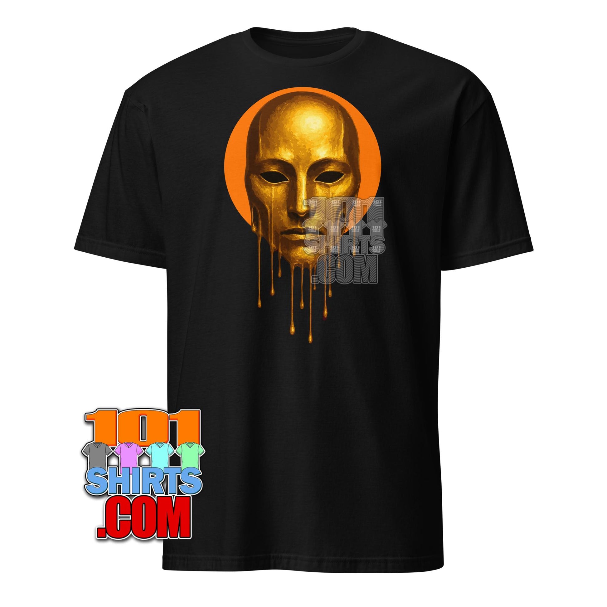 Golden Tears Mask T-Shirt: Unveil Your Inner Enigma Tee