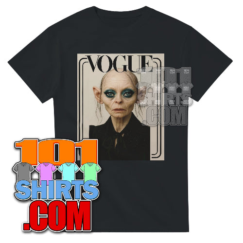 Golum Lord of the Rings Movie Funny Vogue Parody T-Shirt