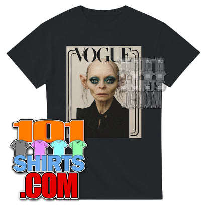 Golum Lord of the Rings Movie Funny Vogue Parody T-Shirt
