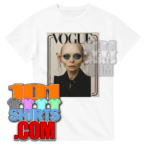 Golum Lord of the Rings Movie Funny Vogue Parody T-Shirt