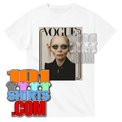 Golum Lord of the Rings Movie Funny Vogue Parody T-Shirt