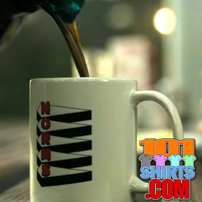Good Luck Have Fun Don't Die Movie Norms Dinner Logo Mug