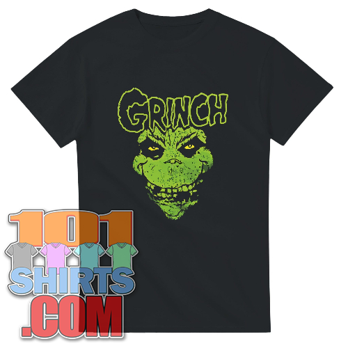 Grinch Horror T-Shirt - Dark Christmas & Spooky Holiday Fan Art