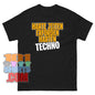 "HARTE ZEITEN ERFORDERN HÄRTEN TECHNO" T-Shirt – Das ultimative Statement für alle Raver und Techno-Liebhaber!