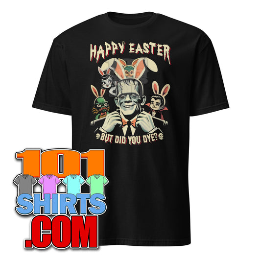Happy Easter Frankenstein And Friends Funny Horror Vintage T-Shirt