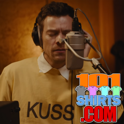 Harry Styles KUSS DISKO Yellow Sweatshirt