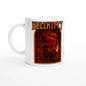 Hellkitty Mug - Hello Kitty & Hellboy Comic Mashup, Demonic Cute, Unique Fan Gift, Coffee Cup