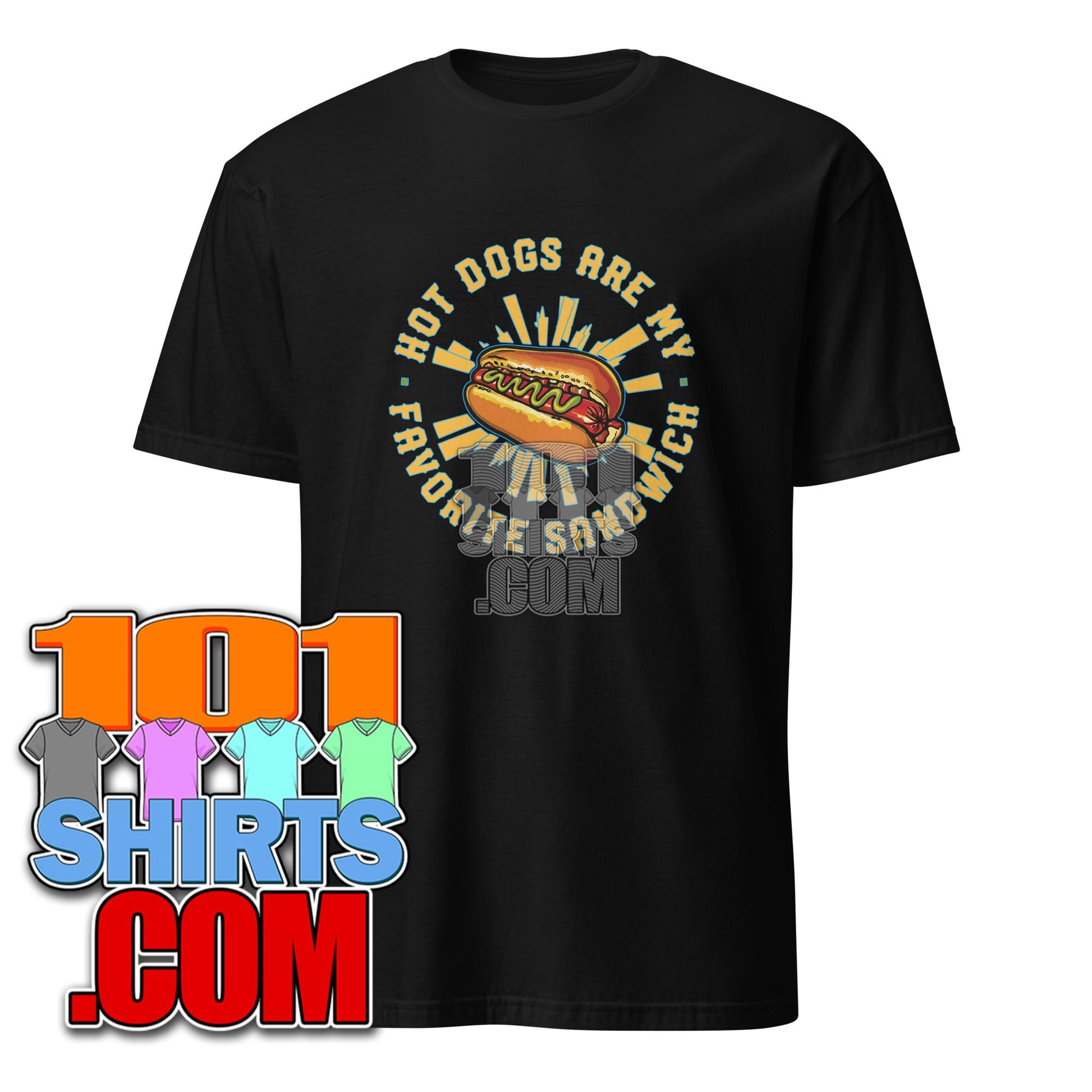 Hot Dogs Are Sandwiches Funny Food T-Shirt