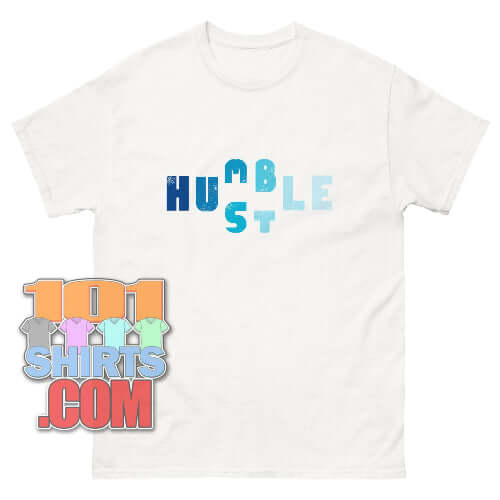 Humble Hustle T-Shirt | Motivational, Entrepreneur & Success Mindset Tee. Get your "Humble Hustle" tee! Motivational success mindset shirt.Ready to inspire yourself and others with a powerful message? Our "Humble Hustle" T-shirt perfectly blends ambition with grounded wisdom! This clever design spells out "HUSTLE" in bold, fragmented letters, with "HUMBLE" subtly integrated within. It's a stylish and profound way to represent your dedication to hard work while staying true to your roots.
