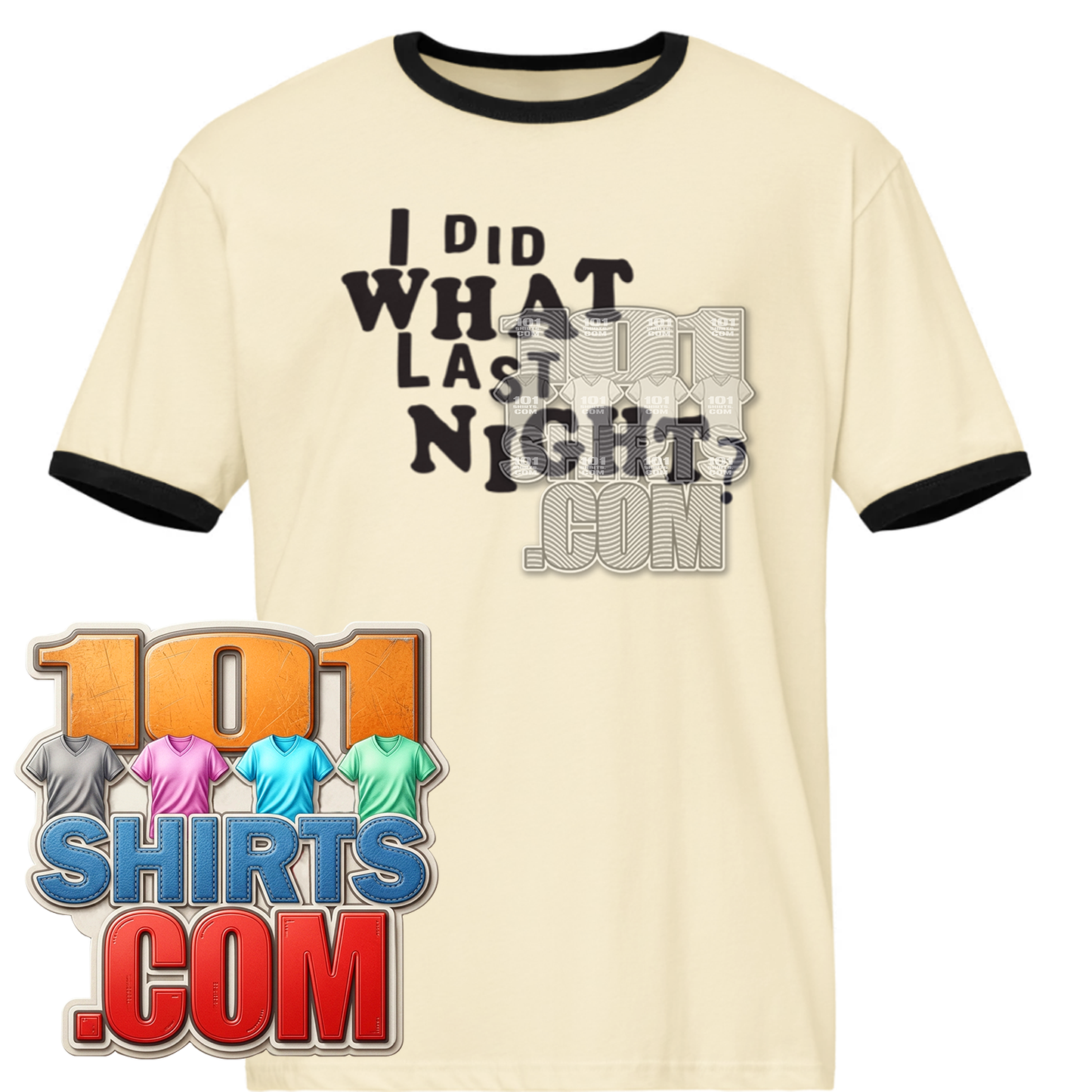 I Did What Last Night ? K-Pop Ringer T-Shirt