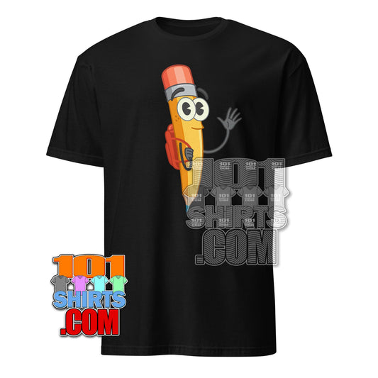 IRONHEART TV Series Tee - Funny AI Cartoon Pencil Trevor T-Shirt