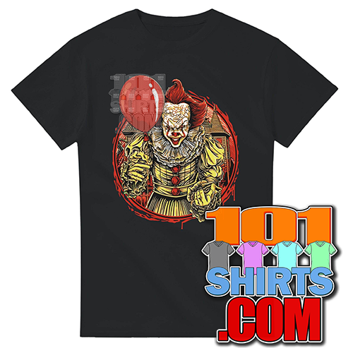 IT Movie  Pennywise Clown T-Shirt Stephen King Tee