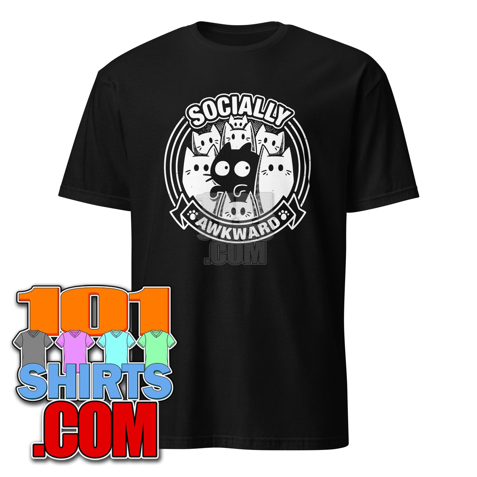 I'm Not Socially Awkward Funny Cat Owner T-Shirt