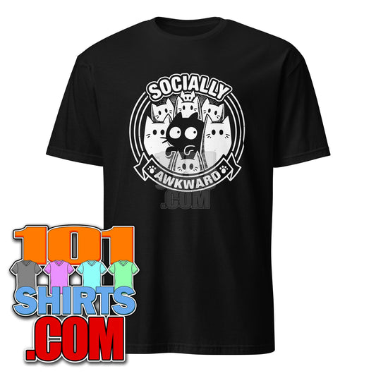 I'm Not Socially Awkward Funny Cat Owner T-Shirt