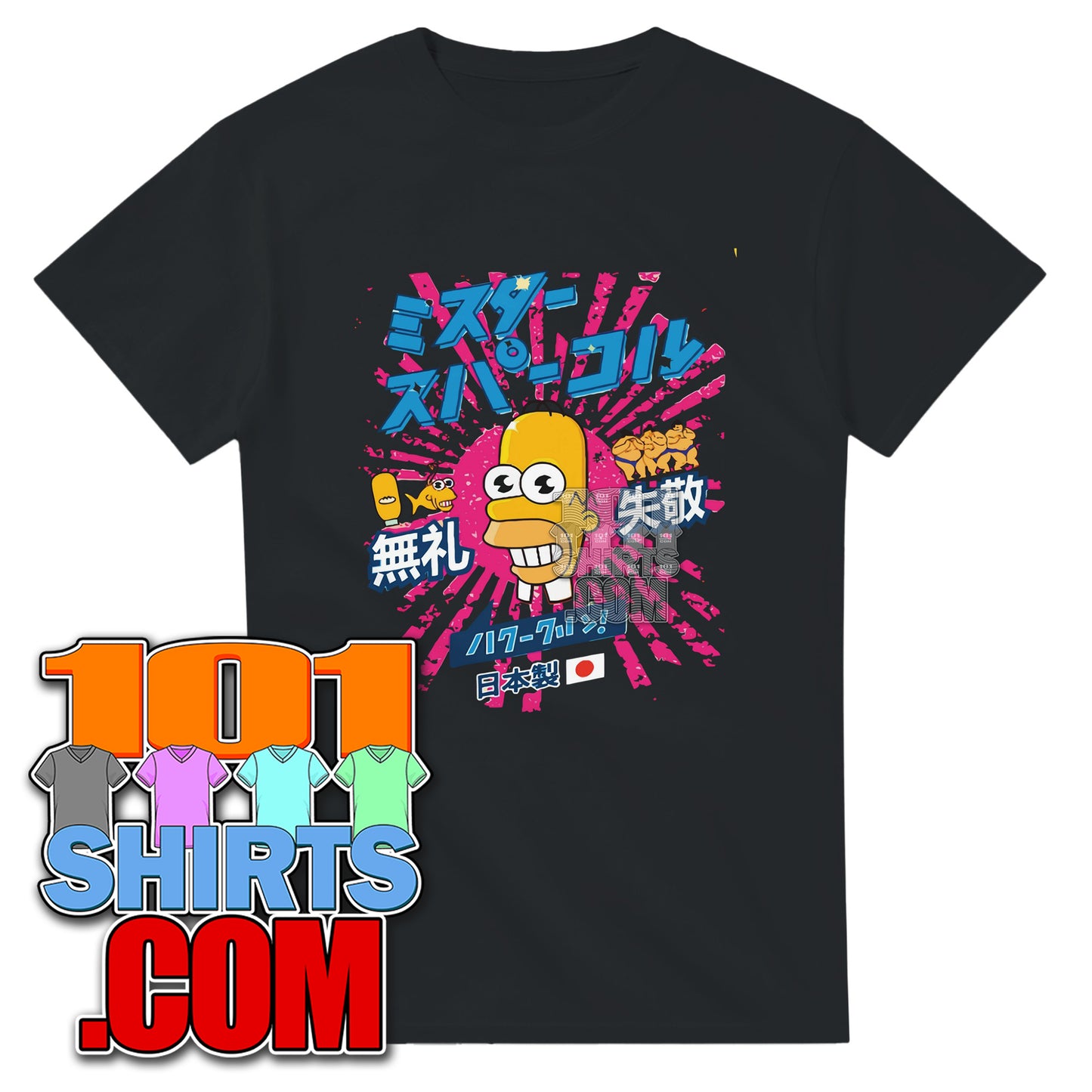 Mr. Sparkle T-Shirt | The Simpsons Japanese Design | Homer's Icon Tee