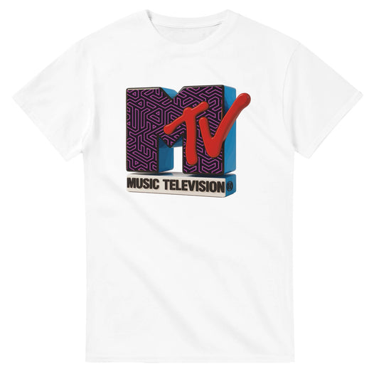 Iconic MTV Music Television Logo T-Shirt - Retro Pop Culture & Music Lover Gift! Tee