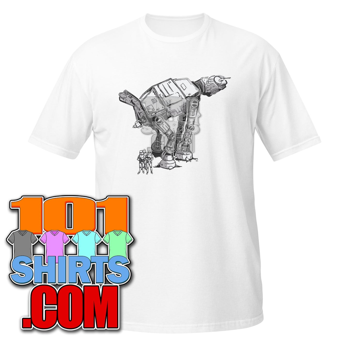Imperial Walker poop Sturm Trooper lika a Dog Funny T-Shirt