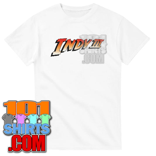 Indiana Jones and the Last Crusade 'INDY III' Crew Reprint T-Shirt