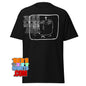 Ironheart Marvel TV Series T-Shirt Mephisto Sacha Baron Cohen Black Surreal Face Illustration Tee