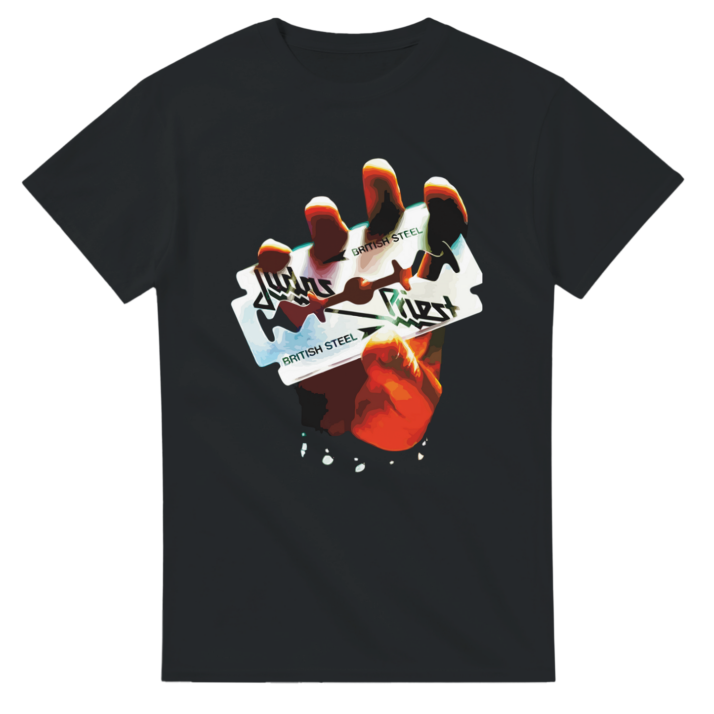 Judas Priest British Steel Vintage Reprint T-Shirt