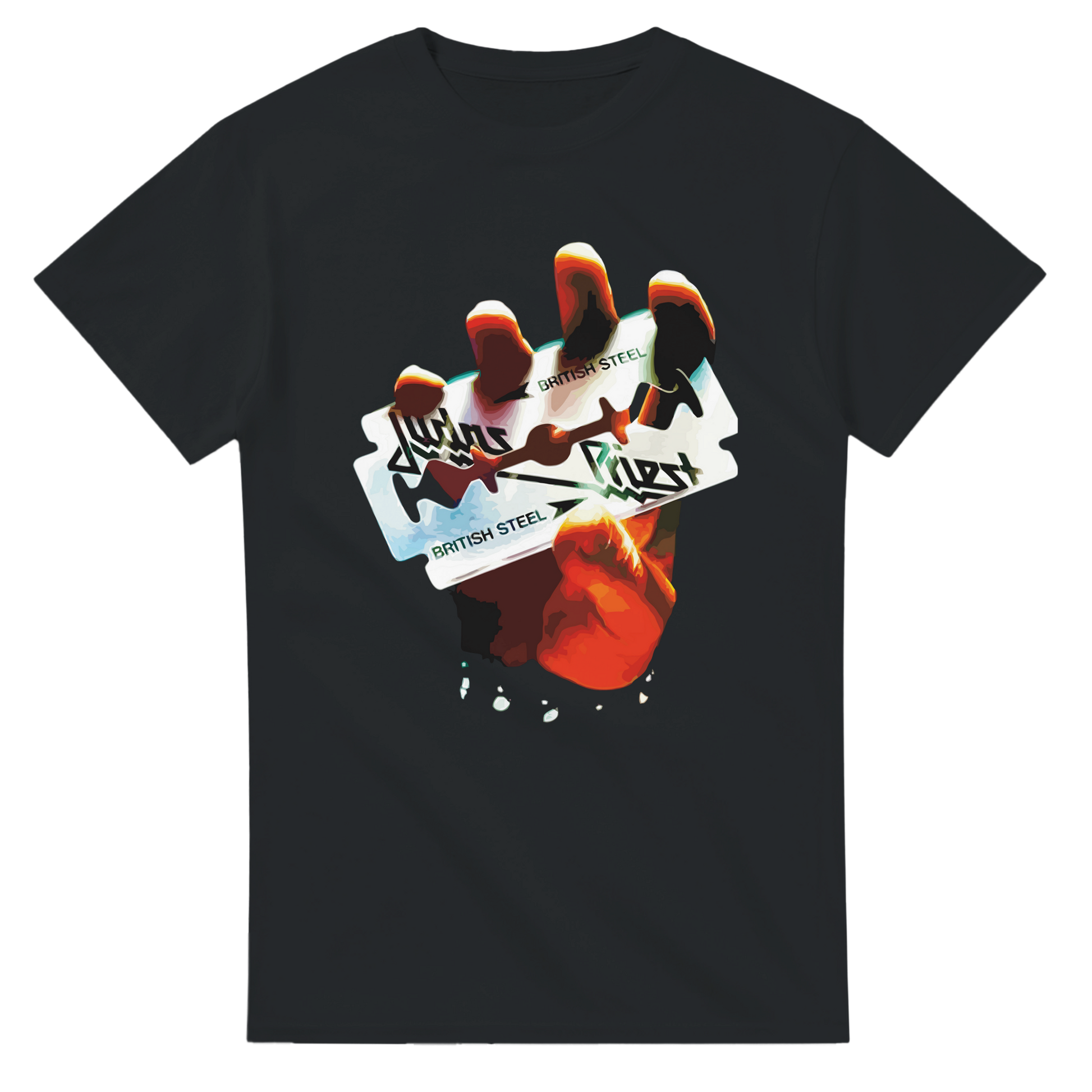 Judas Priest British Steel Vintage Reprint T-Shirt