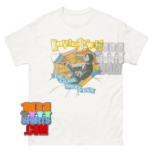 Jurassic World Rebirth Movie Tee Luna Blaise as Teresa Delgado David Bowie The Class Spider Tour T-Shirt