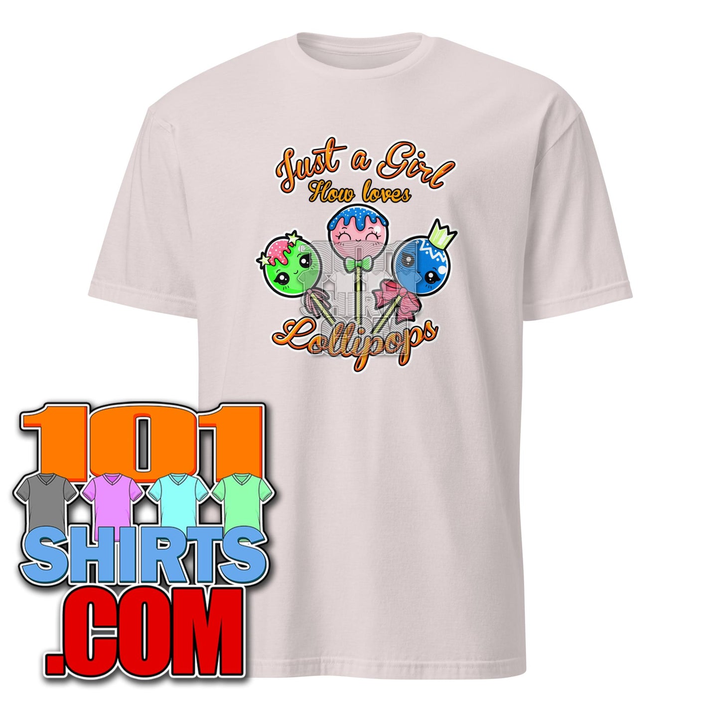 Just A Girl Who Loves Lollipop Candy Costume Funny Candy love T-Shirt